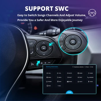 2din Android 9.0 Auto Raadio Toyota Yaris 2012-2017 Auto Multimeedia Video Mängija, Navigatsioon juhtseade Stereo Autoradio Player