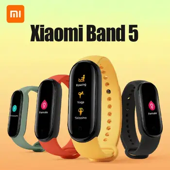 UUS Xiaomi Mi Band 5 Standard Sport smart watch Mi 5 smart käepaela Veekindel 24h tervise südame löögisagedus, vererõhu Seire