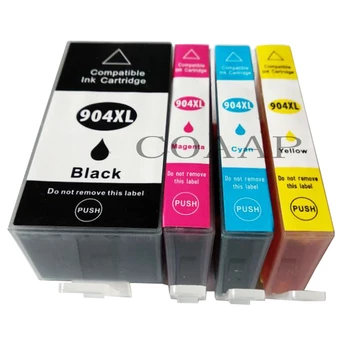 4x Tint Ühilduv Inkjet Cartridge jaoks HP904 XL Asendamine Ink Cartridge jaoks HP6960 HP6970 all-in-one Printer