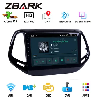 Android 10.0 Auto Raadio Mängija Jeep Compass 2017 2018 2019 Auto Multimeedia Mängija, GPS-Stereo Süsteem CANBUS FM nr 2 Din