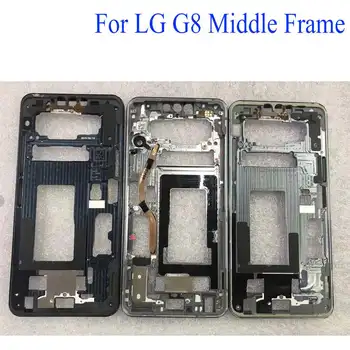 Metallist Lähis Raami LG G8 ThinQ G8+ G810 G810EM Bezel Eluaseme Šassii Backplate G8 Pluss LCD Omanik