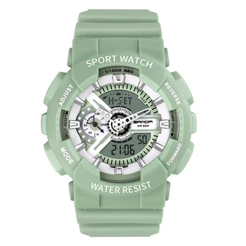 Bränd Naiste Digital Watch LED Veekindel Ujumine Elektroonilise Sport Kellad Mood Läbipaistev Rihm veekindel Enim Müüdud