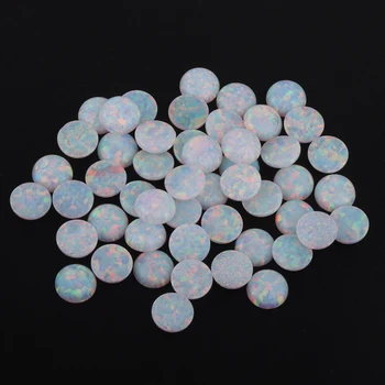 KUUM!!! 50tk/palju hulgihind OP17 1,5 mm~12mm Ümar Kuju kivi ümber on Sünteetiline Opaal