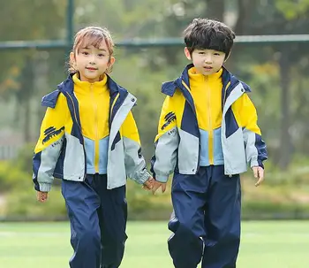 Lapsed Poiste Jope Lastele Kehtestatakse põhikooli Kanda Lapse Sügisel Sport Pikad Varrukad Kooli Ühtne Laste Riided 2tk /3tk
