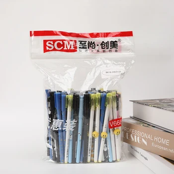 100tk/set SCM-korea Loominguline Geel Pliiatsid 0.38 mm 0.5 mm Nippi Kawaii Geeli Pliiats Kingitus Õpilane Kooli kontoritarbed Kirjatarvete