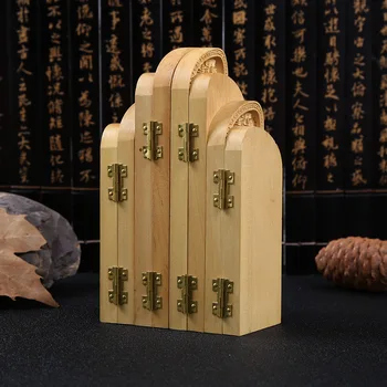 Kaheksa Surematu Kokkupandavad Puidust kast Skulptuur Feng Shui vintage Hiina Jõulud kingitus eriline puidust käsitööna teenetemärgi tarvik
