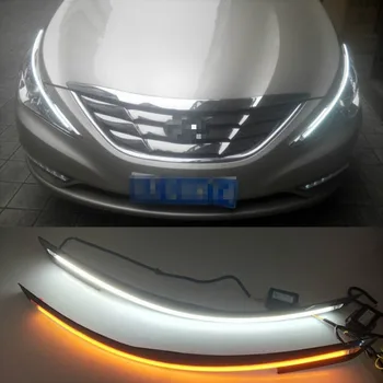 1 Paar 12v Auto LED PÄEVATULED jaoks Hyundai I45 Sonaat 2011 2012 2013 päevatuled Sõidu Sonaat 8 Udutuli