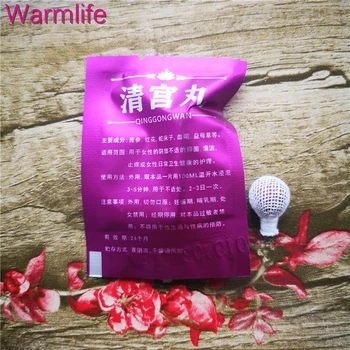 200pcs Hiina meditsiini tampoon naiselik hügieeni günekoloogilise ravi ravi vaakum pakendis pad tampooniga Tupe Tampoonid Pärlid
