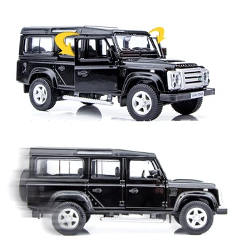1/36 Range Rover Defender Metallist Sõiduki Diecast Tõmmake Autod Mudeli Mänguasjad Poiss Kogumise Xmas Kingitus Office-Kodu Kaunistamiseks