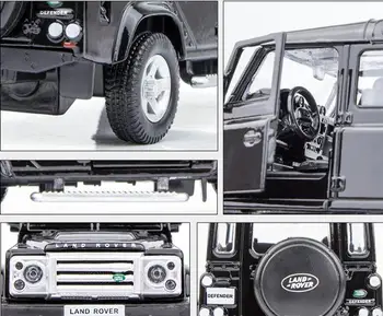 1/36 Range Rover Defender Metallist Sõiduki Diecast Tõmmake Autod Mudeli Mänguasjad Poiss Kogumise Xmas Kingitus Office-Kodu Kaunistamiseks