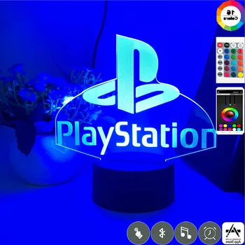 Kell Baas, Laua Lamp Playstation SCE Mängu Brändi Ainulaadne Sünnipäeva kingitus Lastele Dropship Otsese Pakkumise Atmosfääri Decor