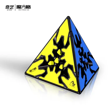 Qiyi Käik 3x3 Magic Cube värvi kleebised sujuv kiiruse haridus-3x3x3 kuubikut lõbus varajase hariduse värvikas mänguasjad, Jõulud kingitused