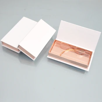 Hulgi vale ripsmete pakendi karp custom logo sokke kastid pakett faux cils 25mm naaritsa ripsmed riba magnet juhul lahtiselt müüjad