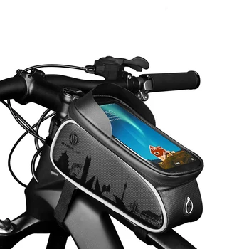 Veekindel Bike Kott Raami Esiosa Ülemine Toru Jalgrattasõit Kott Reflective6.0in Telefoni Juhul Puutetundlik Kott MTB Jalgratas-Tarvikud