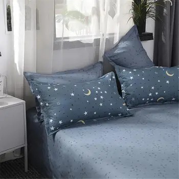 Kuu star voodipesu komplekt sinine lapsed Voodipesu read tekikott komplekt padjapüür ühe double twin kuninganna trööstija voodi komplekt king size