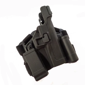 Taktikaline Jalg Kabuur Glock 17 19 22 23 31 32 Püstoli Puhul Taskulamp Aksessuaarid, Jahindus Jahipidamine ja Kalapüük Relva Kabuur