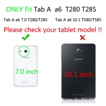 SM-T280 Case For Samsung Galaxy Tab a6 7.0 2016 T280 T285 SM-T285 7.0