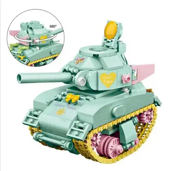 LOZ Plokid DIY ehitustellised Armas Mänguasi Tank Mudel Mänguasjad Lastele Juguetes Sõiduki Lapsed Kingitusi Poiss Käesoleva Jõulud 4101