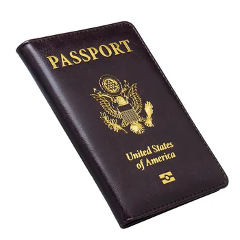 Ameerika Passi Omanik Naised Mehed PU nahast Pass, mis katab Reisi rahakoti USA pass juhul, visiitkaardi hoidja ID Kott
