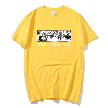 Meeste T-Särk, mis on Isikupärastatud Hunter X Hunter Anime T-särk Tshirt Vabaaja Lühikesed Varrukad Top Tee Pluss Suurus Harajuku Streetswear