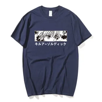 Meeste T-Särk, mis on Isikupärastatud Hunter X Hunter Anime T-särk Tshirt Vabaaja Lühikesed Varrukad Top Tee Pluss Suurus Harajuku Streetswear