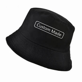 Enda Disaini järgi Valmistatud kopp müts Mehed Naised printida Logo kalamees panama müts