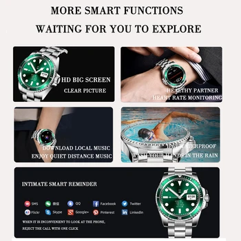 LIGE Mood Smart Watch Mehed Bluetooth Kõne Vaata Südame Löögisageduse, vererõhu Monitor Sport Veekindel Naiste Smartwatch 2020 Uus