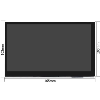Vaarika Pi-4 Mudel B 7 Tolline IPS LCD 1024x600 Puutetundlik Ekraan, Reguleeritav Taustvalgus Ekraani + Kandur jaoks Vaarika Pi 4B/3B+/3B/TK