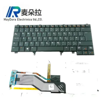 EE/GB klaviatuur DELL LATITUDE E6420 E6430 E6320 E5420 E5430 E6220 E6230 E6330 E5420 /w Raja punkti ja taustvalgustusega klaviatuur
