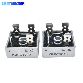 10TK KBPC5010 diood sild alaldi diood 50A 1000V KBPC 5010 võimsus, alaldi diood electronica componentes