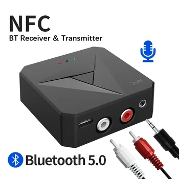 Traadita Bluetooth-5.0-Vastuvõtja 3.5 mm Jack AUX-3.5 Muusika Vastuvõtja HiFi Audio Adapter Auto Blutooth Retseptori