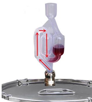 XMT-KODU hüdraulika tihendid vesi suletud käärimine kopp 304 roostevabast terasest fermenter õlle alkohol vein, kääritatud 11L 1tk