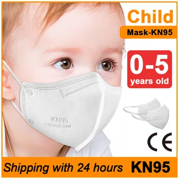 Baby face mask Lapsed FFP2 mascarillas Korduvkasutatavad KN95 Mask 5 kihti PM2.5 mask, filter Kaitsekate KN95 Mask ffp2mask CE маска masque