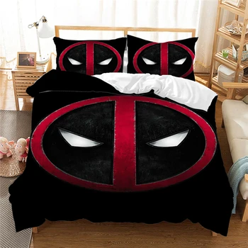 Marvel Deadpool 3D-voodipesu komplekt voodi tekikott trööstija komplekti voodipesu komplektid bedclothes voodipesu (NR sheet) voodipesu komplekt luksus