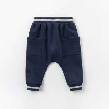DBJ12908-2 dave bella kevad sügis beebi poiss moe puuvillased püksid laste täispikk kids püksid imiku väikelapse püksid