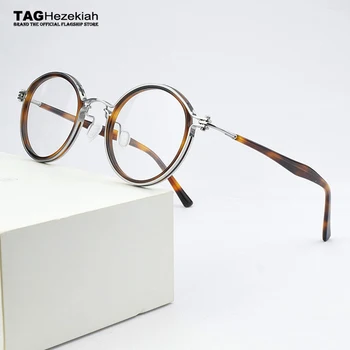 2020. aasta Algul titanium klaasid raami meeste ja naiste prillid prilliraamid arvuti lühinägevus Retro Brändi vintage optilised klaasid Nerd