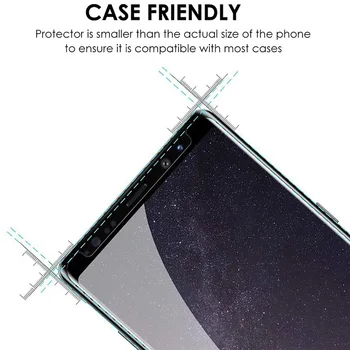 Anti-spy Karastatud Klaas Samsung Galaxy Märkus 8 Akcoo Privacy Screen Protector 3D Kaardus Serv Karastatud Klaas Kilp