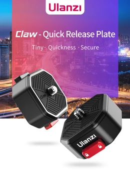 Ulanzi Küünis Quick Release Plate Klamber Kiire Paigaldamise Süsteem DSLR Gopro Action Kaamera Klamber Quick Switch Kit