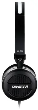 Takstar ML 720 Kaasaskantav stereo kõrvaklappide kokkupandav struktuuri kõrvaklapid 40mm driver läbimõõt kontrolli nupp/ mikrofon