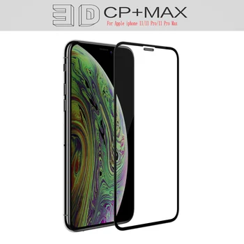 Iphone 11 Täies ulatuses Klaasist iphone 11 Pro Max Klaasi NILLKIN 3D CP+MAX 9H Anti-plahvatuse Karastatud Klaas Ekraani Kaitsekile