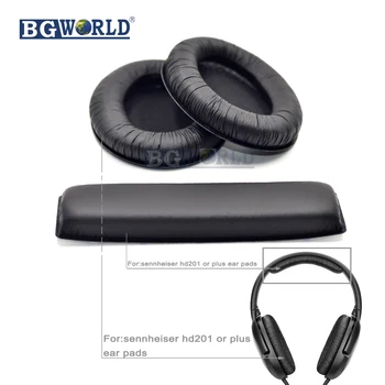 BGWORLD asendamine kõrva padjad padi earmuff vaht peapael peapael padjake jaoks Sennheiser HD 201 HD201 Kõrvaklapid sponge osa