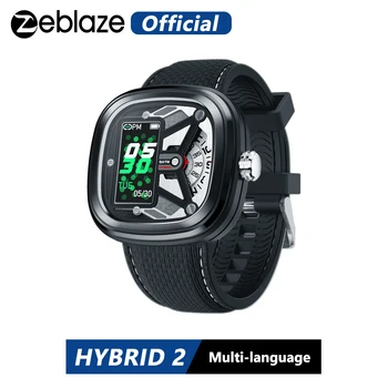 Zeblaze Hübriid 2 Smartwatch Südame Löögisageduse 50M Veekindel 0.96