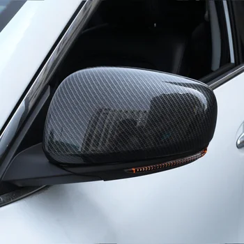 ABS Chrome/Carbon fibre For RENAULT KOLEOS 2017 2018 Ukse Pool Rearview Mirror Juhul Katta Sisekujundus Car Styling tarvikud 2tk