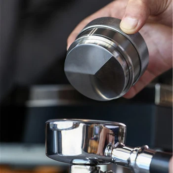 58.35 mm Ajustable Kohvi Tamper Pähkel Puidust, Käepide Pulber Haamer Fänn Baasi Espresso Turustaja Aksessuaar Coffeeware Jaoks Barista