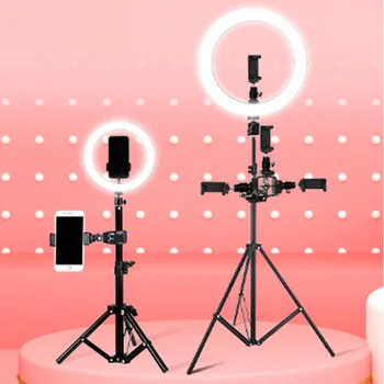 Selens 26cm Foto Valgustus Juhitava LED Selfie Ringi Valgus, Statiivi Rõngas Lamp YouTube ' i Meik Video Studio Live