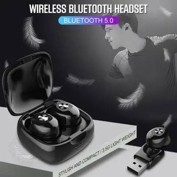 2021 UUS Bluetooth-5.0 TWS Wireless Mini Kõrvaklapid Stereo XG12 Intelligentne Müra Vähendamise täiesti uued Kõrvaklapid HiFi Sport Kõrvaklapid