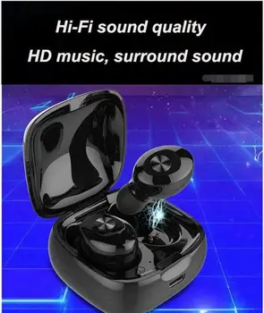 2021 UUS Bluetooth-5.0 TWS Wireless Mini Kõrvaklapid Stereo XG12 Intelligentne Müra Vähendamise täiesti uued Kõrvaklapid HiFi Sport Kõrvaklapid