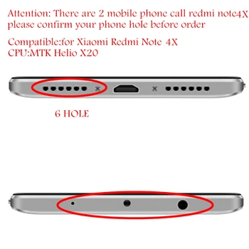 Eest Xiaomi Redmi Märkus 4/ Redmi Märkus 4X 4GB Pro MTK Touch Ekraan Ees Klaasist Paneel, Esi-Välimine Klaas Touch Sensor Parandus Osad