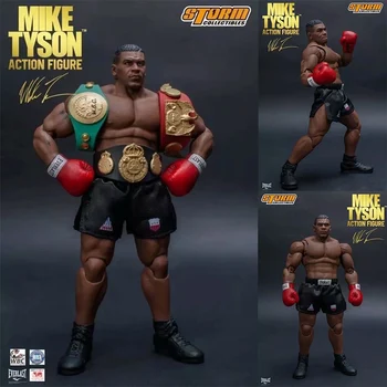 3 Head Nägu Torm Mänguasjad Poks Tyson Poks Boxer Meister Mike Tyson Tegevus Joonis Sissenõutavaks Muutunud Mudel Mänguasi