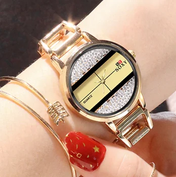 Feminino Relogio Unikaalne Disain Quartz Watch Uus Käevõru Naiste Käekell Vabaaja Reloj Kuld/Hõbe Mujer Saati relojes mujer